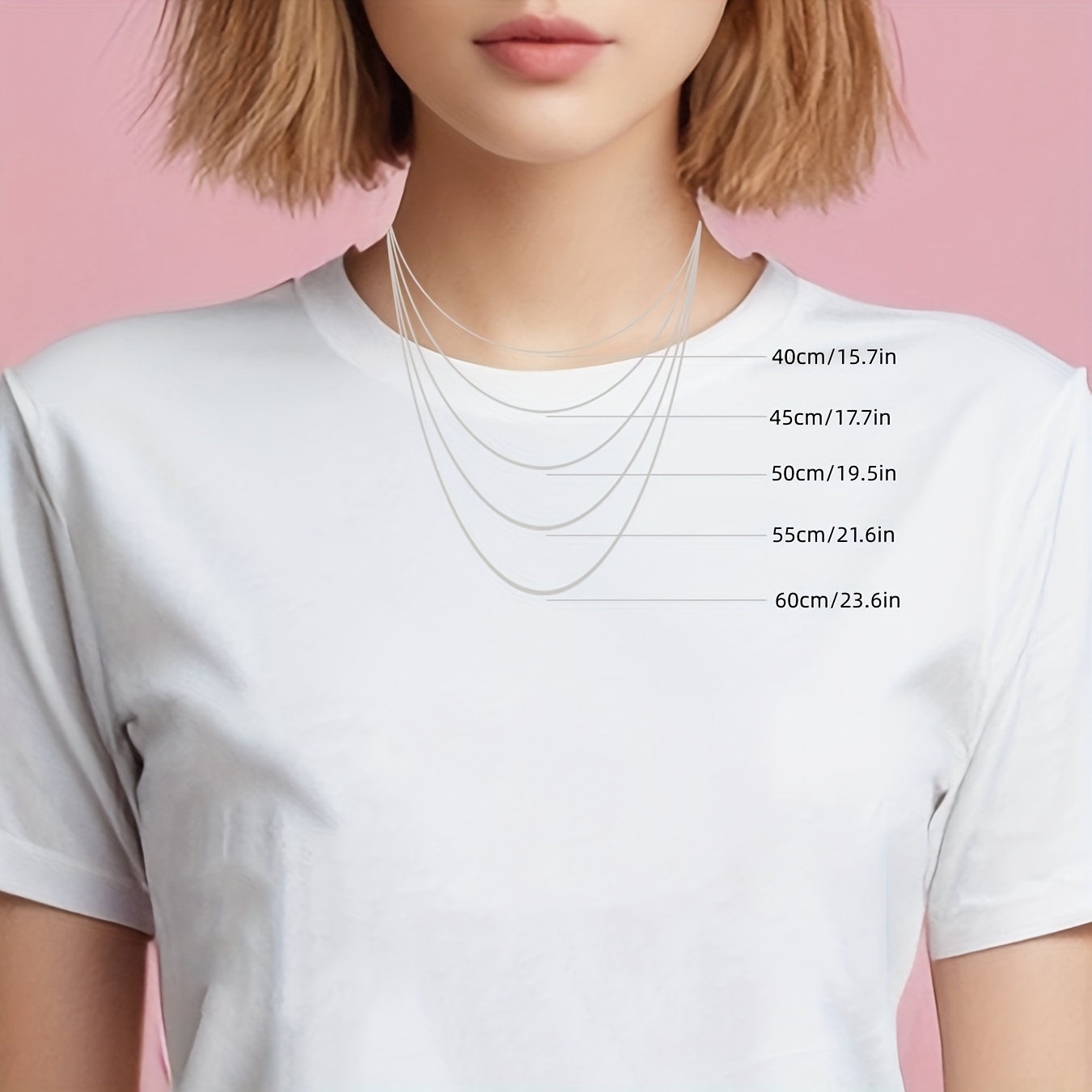 Stylish S925 Silver Necklace with Sparkling High-End Design